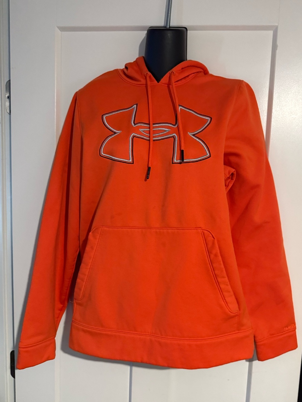 4/$16 Under Armour Men's Orange Zip-Up Hoodie with Logo